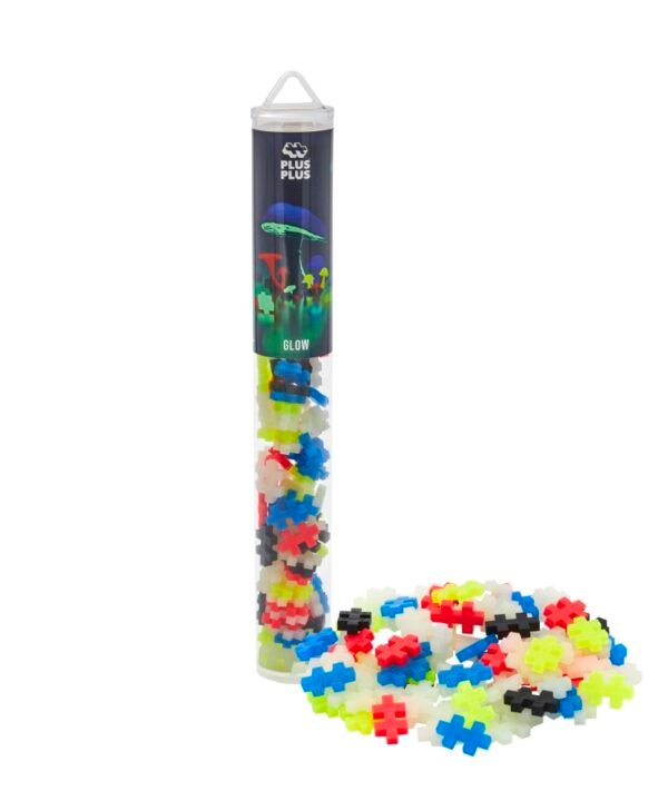 Plus Plus konstruktorius, šviečiančios, 100 det.