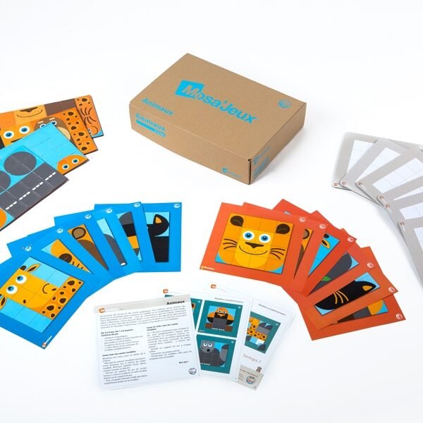 SEPP magnetinių mozaikų rinkinys Gyvūnai, 6 vaikams