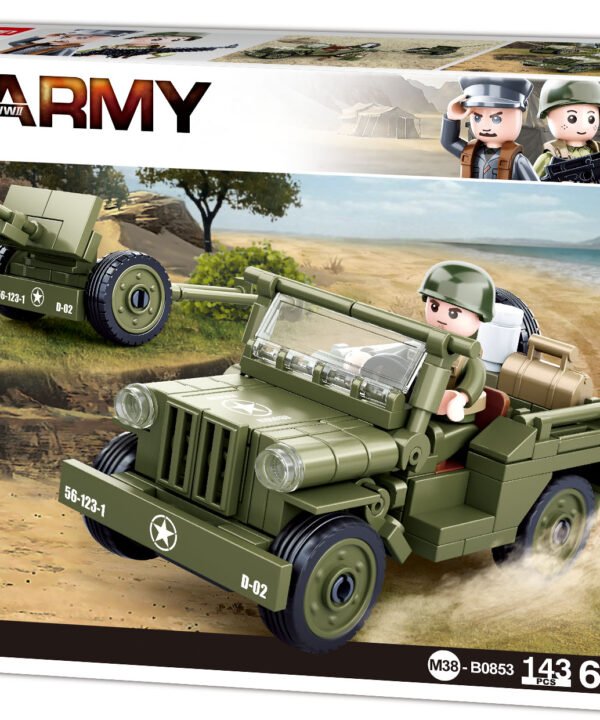 Sluban konstruktorius, Karinis automobilis su pabūklu, 143 det.