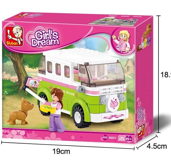 Sluban konstruktorius, Turistų autobusiukas, 158 det.