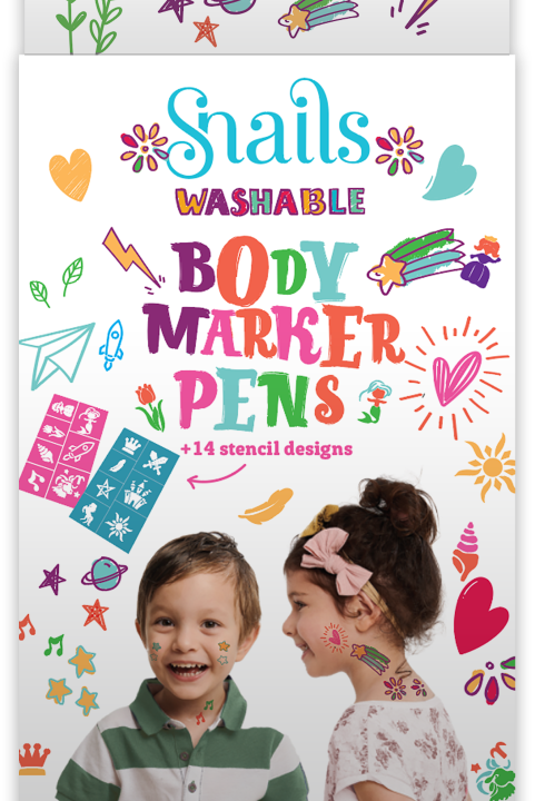 Snails kūno markeriai