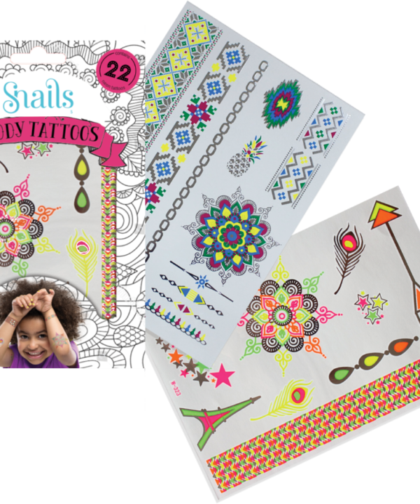 Snails Kūno Tatuiruotė Neonas