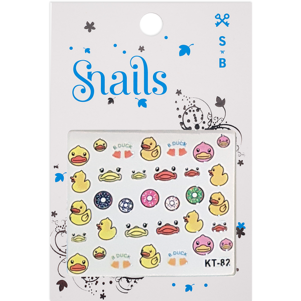 Snails nagų lipdukai, Kva Kva