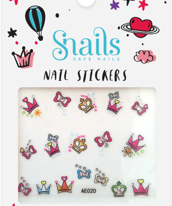 Snails nagų lipdukai Princesės