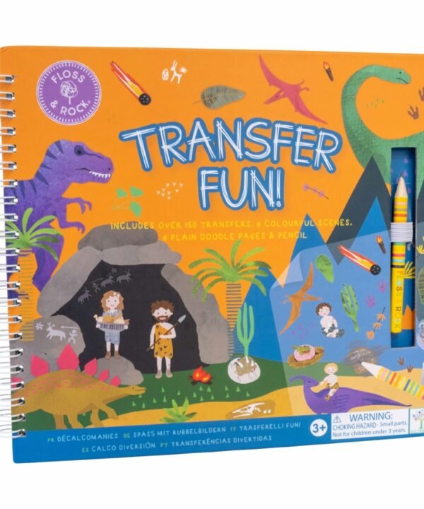 Spalvinimo rinkinys su perkeliamais piešinukais, Dinozaurai