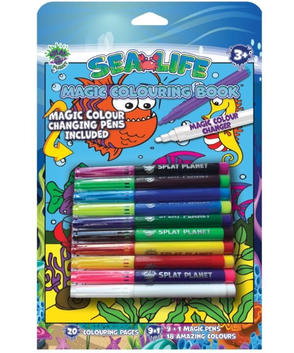 Splat Planet magiška spalvinimo knygelė JŪRA