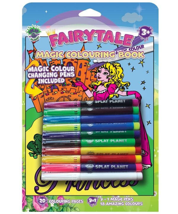 Splat Planet magiška spalvinimo knygelė PASAKA