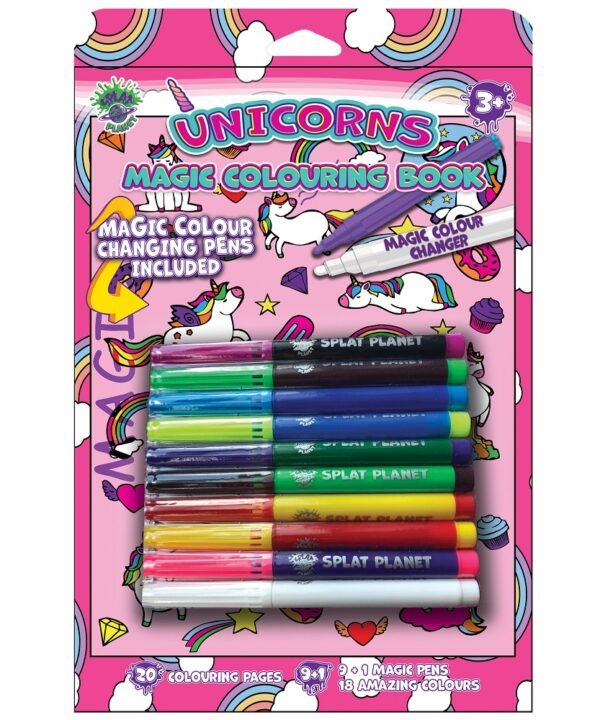 Splat Planet magiška spalvinimo knygelė VIENARAGIAI