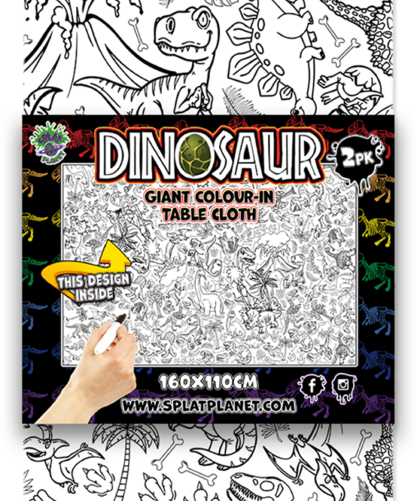 Splat Planet spalvinimo staltiesės, Dinozauras 2 vnt.