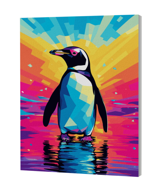Splat Planet tapyba pagal skaičius, PINGVINAS 30x40 cm