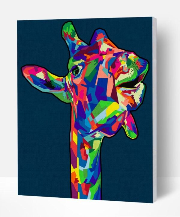 Splat Planet tapyba pagal skaičius, ŽIRAFA 30x40 cm