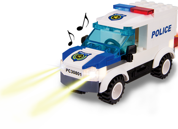 STAX Hybrid Signalizuojantis policijos automobilis