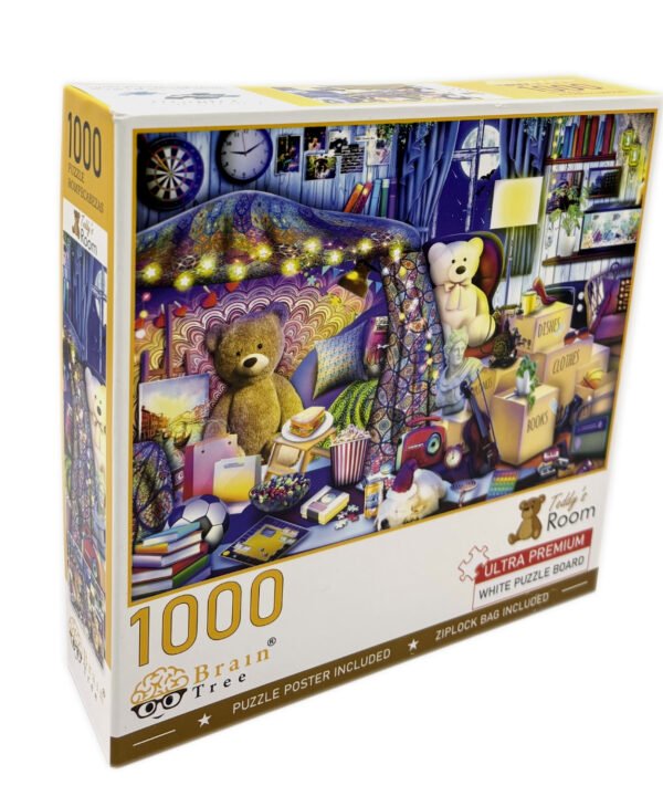 Brain Tree dėlionė, Meškiuko Tedžio kambarys, 1000 det.