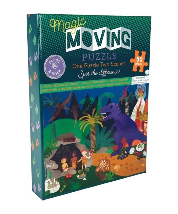 Vaizdą keičianti dėlionė, Dinozauras, 50 det.