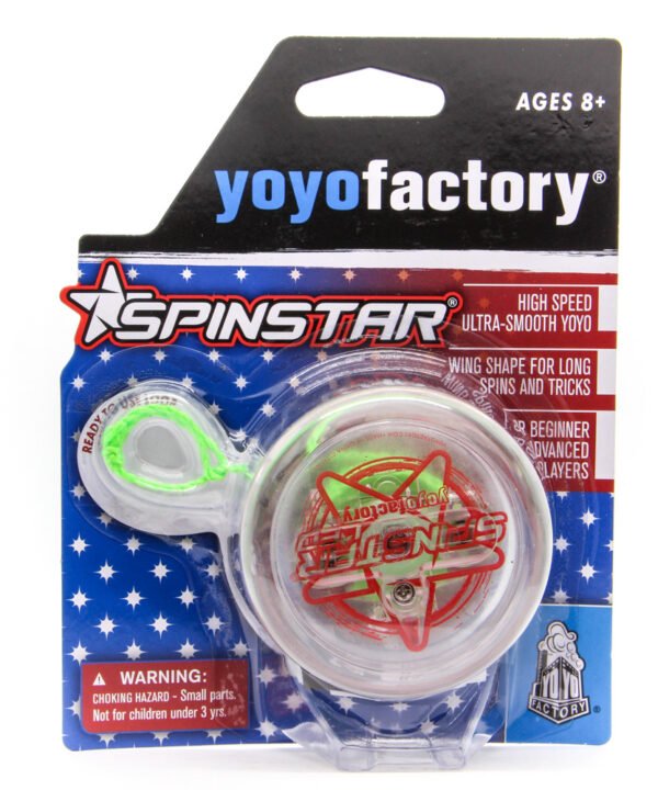 YoYo žaislas Spinstar-LED raudonas, šviečia