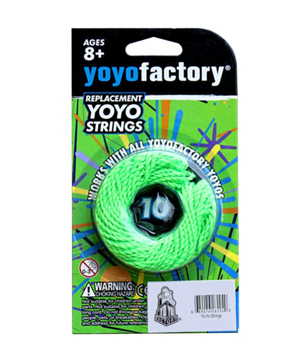 YoYo žaislo virvelė, žalios spalvos