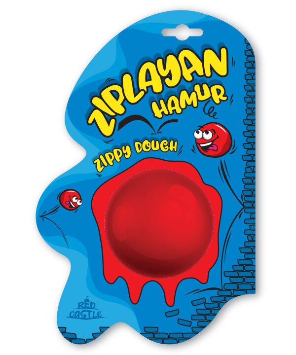 Red Castle šokinėjantis modelinas, raudonas 30 g