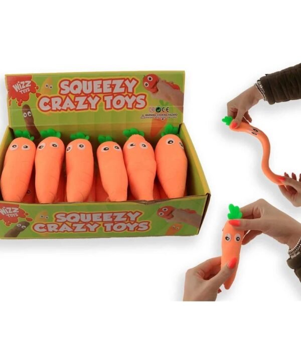 Antistresinė smėliu pripildyta  Morka 9,5 cm