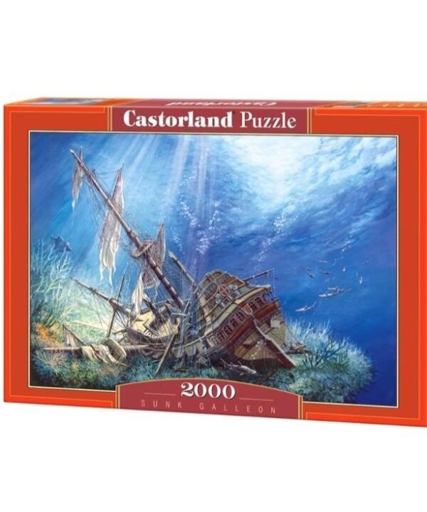 Castorland dėlionė  Sunk Galleon 2000 det