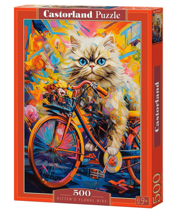 Castorland dėlionė Kittens Floral Ride 500 det