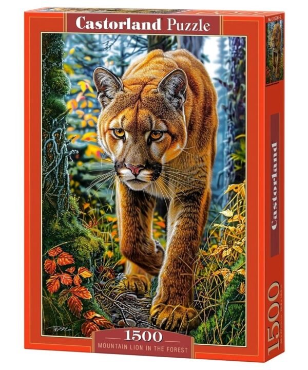 Castorland dėlionė Mountain Lion in The Forest 1500 det.