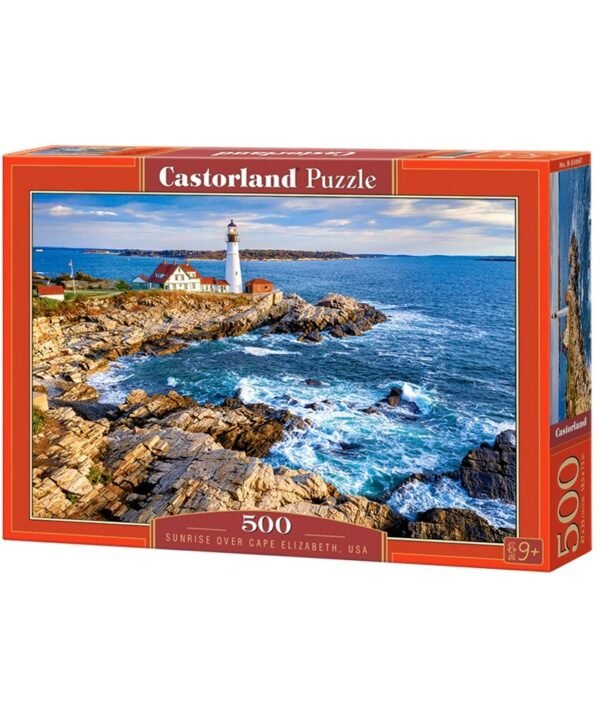 Castorland dėlionė Sunrise over Cape Elizabeth  500 det