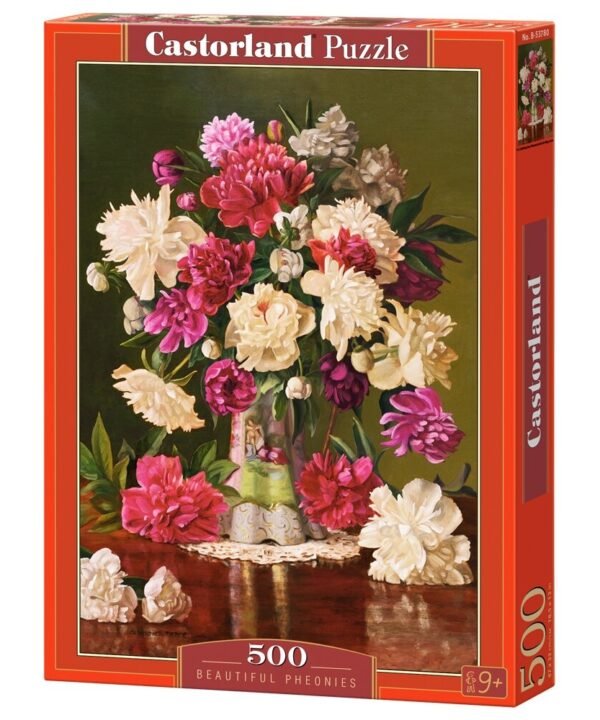 Castorland dėlionė Beautiful Pheonies 500 det