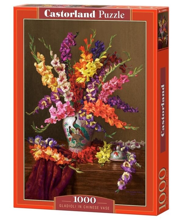 Castorland dėlionė Gladioli in Chinese Vase 1000 det.