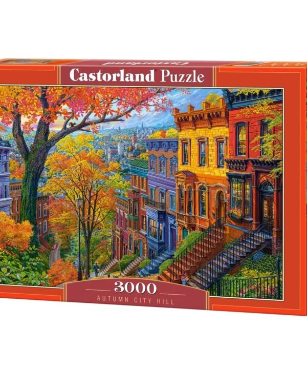 Castorland dėlionė Autumn City Hill 3000 det.
