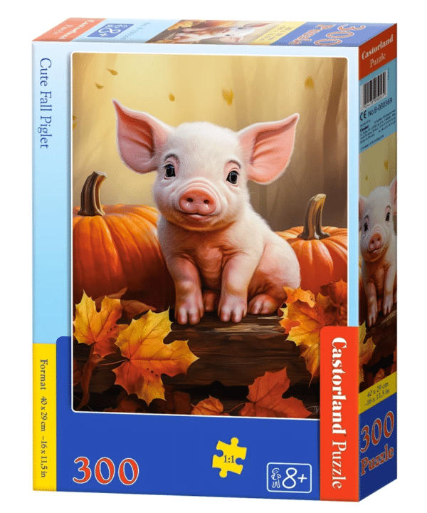 Castorland dėlionė  Cute Fall Piglet 300 det.