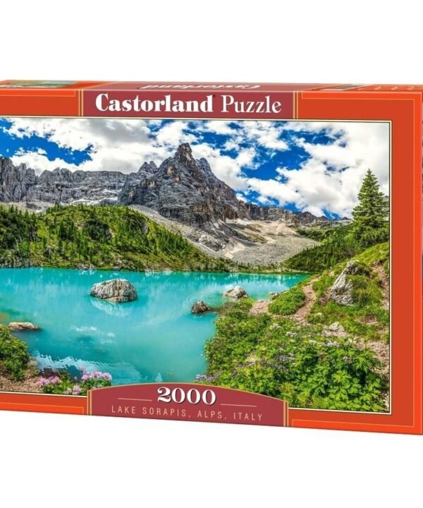 Castorland dėlionė Lake Sorapis, Alps, Italy 2000 det