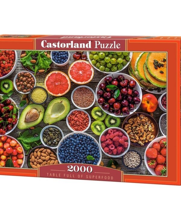 Castorland dėlionė Table Full  of Superfood 2000 det.