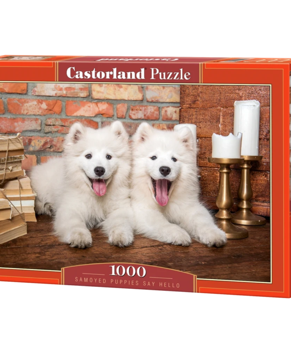 Castorland dėlionė Samoyed Puppies Say Hello 1000 det.