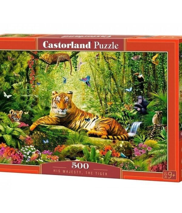 Castorland dėlionė His Majesty the Tiger 500 det