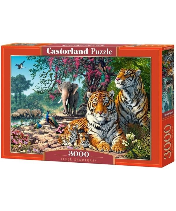 Castorland dėlionė Tiger Sanctuary  3000 det.