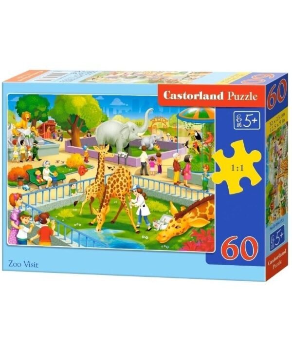 Castorland dėlionės Zoo Visit 60 det.