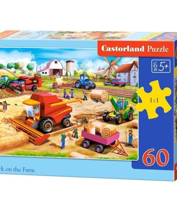 Castorland dėlionės Work on the Farm 60 det.