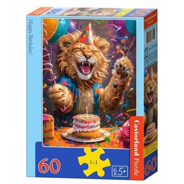 Castorland dėlionės Happy Birthday! 60 det.