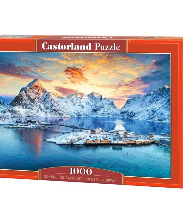 Castorland dėllionė Sunrise on Sakrisøy, Lofoten, Norway 1000 det
