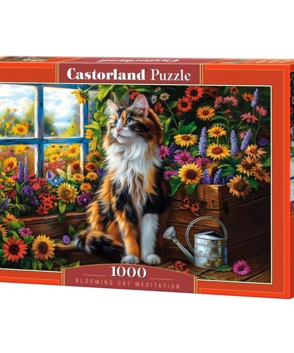 Castorland dėllionė Blooming Cat Meditation 1000 det