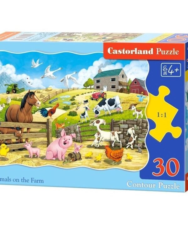 Castorland Animals on the Farm 30 det.