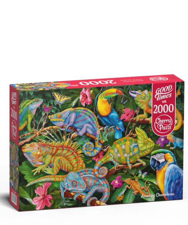 CherryPazzi dėlionė Amazing Chameleonas 2000 det.