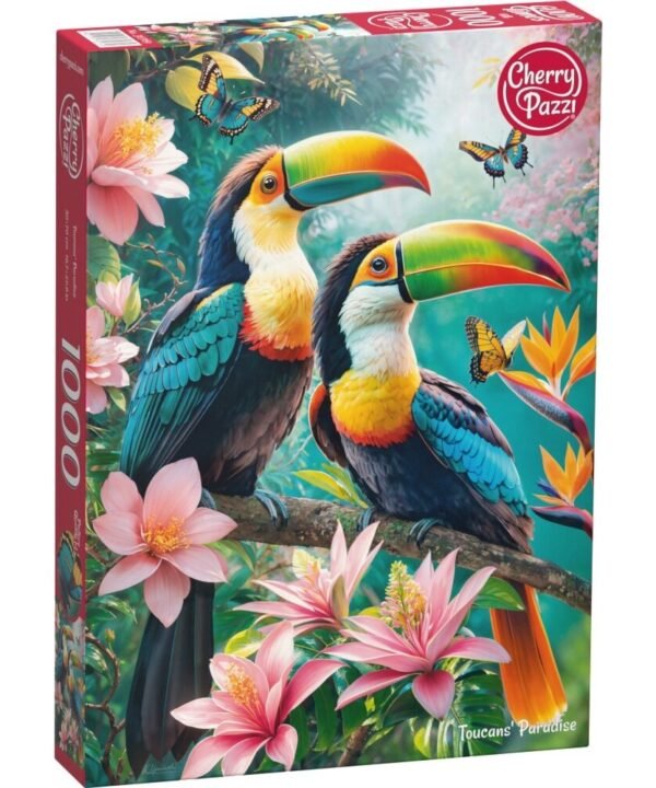 CherryPazzi dėlionė Toucans Paradise 1000 det