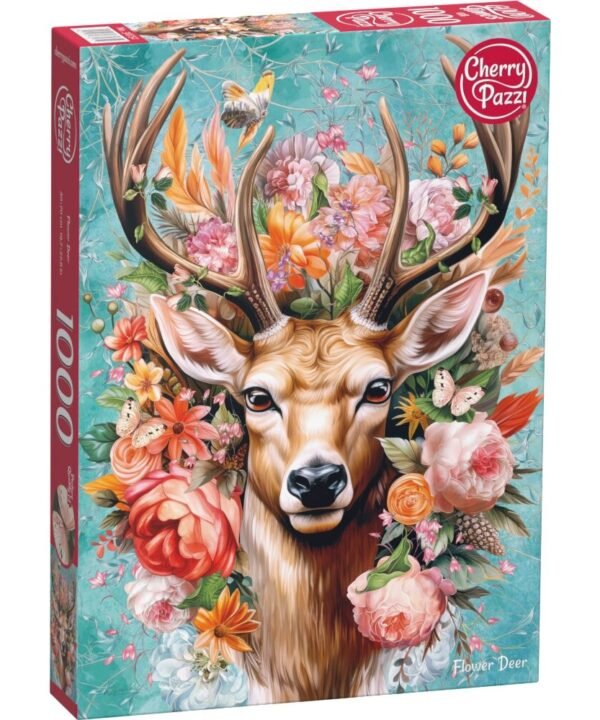 CherryPazzi dėlionė Flower Deer 1000 det