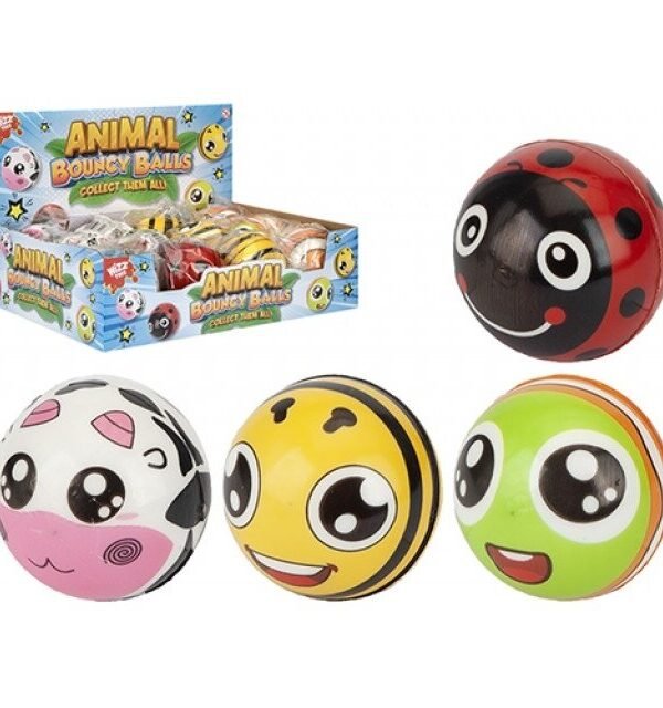 Kamuoliukas su gyvūnų veidukais 6,3 cm