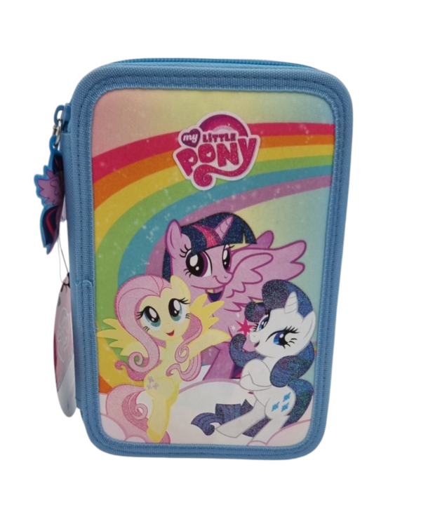 LANNOO Penalas MY LITTLE PONE su pieštukais ir flomasteriais
