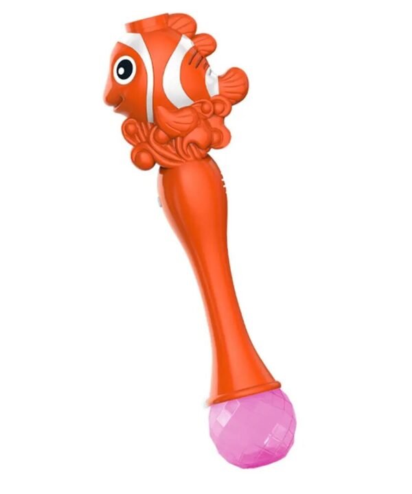 Muilo burbulų pūtiklis su garso ir šviesu efektais Žuvis