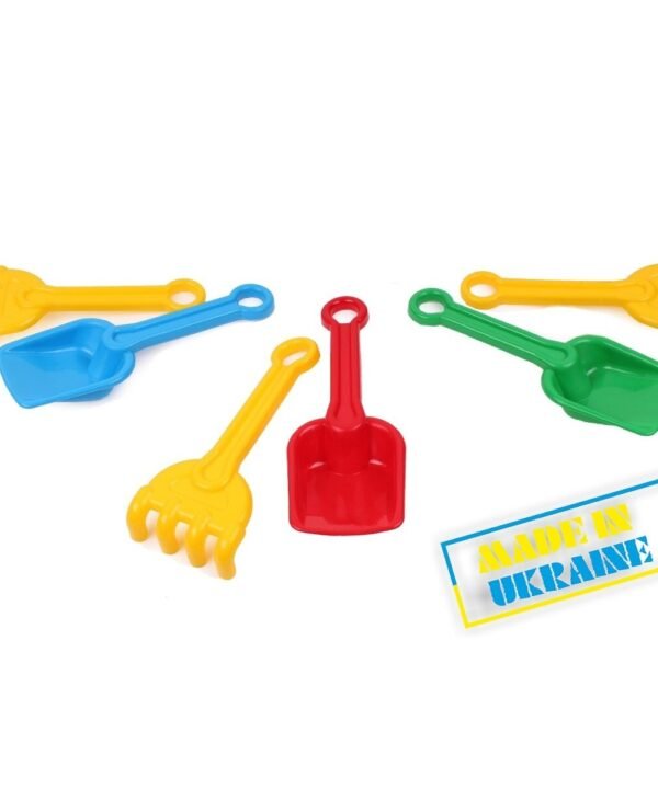 Smėlio žaislų rinkinys grėbliukas kastuvėlis 2 vnt. Technok 1363