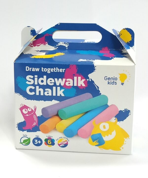 Genio Kids Spalvotos piešimo kreidelės 60 vnt