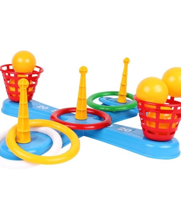 Technok žaidimas Užmesk žiedą su kamuoliukais 46.5 cm